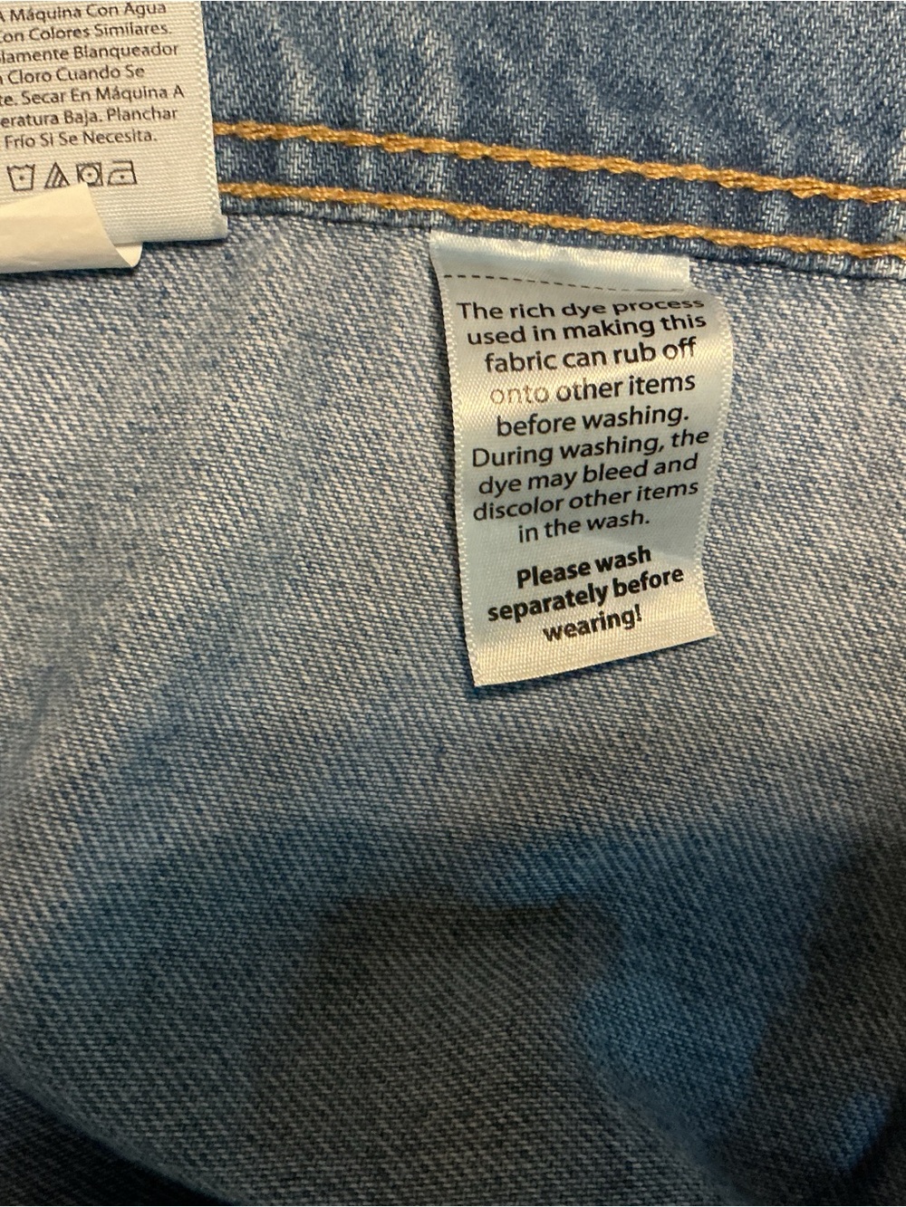 Time and Tru stressed look light Blue Denim drop waist Maxi skirt - Picture 6 of 8